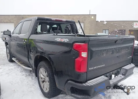 2021 Chevrolet Silverado 1500 4Wd Short Bed Custom z USA, uszkodzony, nr VIN 1GCPYBEK1MZ442512